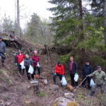 Marko löysi Sipoonkorven kansallispuistosta laittoman kaatopaikan ja kokosi talkooporukan siivoamaan jätteet – ”Jätteiden metsään vieminen on lisääntynyt”